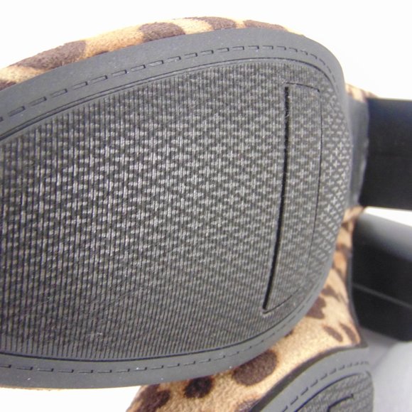 Animal Print Ankle Boots NWOT - Picture 4 of 9